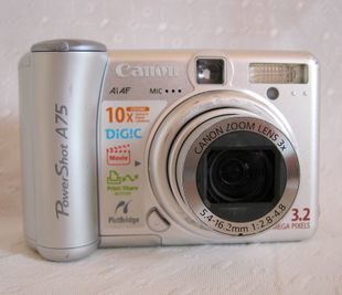 回顧經典 正品Canon PowerShot A75 CCD數碼相機，效果出眾，贈送1G卡